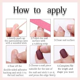 Press on Nails - Short Almond, Cute Polka Dot | Reusable Fake Nails Press ons, DIY Manicure at Home, 30Pcs