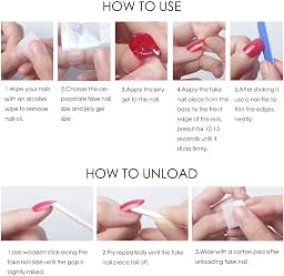 Pink French Tips flower press on nails